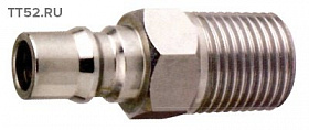 На сайте Трейдимпорт можно недорого купить Разъем "папа" высокой пропускной способности -  наружная резьба 1/2" N40PML. 